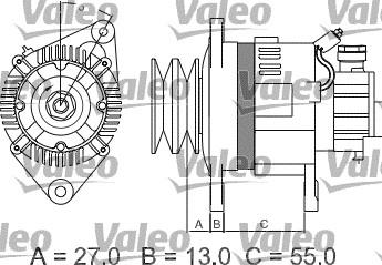 Valeo 437147 - Ģenerators ps1.lv