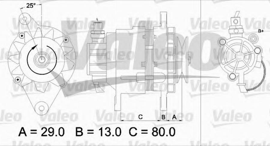 Valeo 437159 - Ģenerators ps1.lv