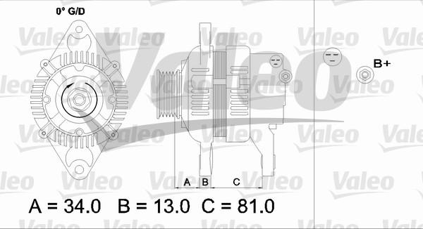 Valeo 437158 - Ģenerators ps1.lv