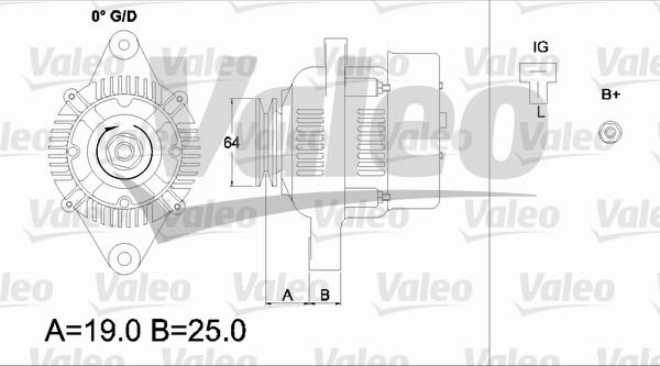 Valeo 437153 - Ģenerators ps1.lv