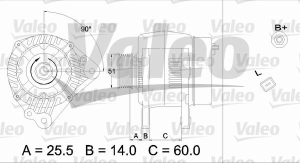 Valeo 437169 - Ģenerators ps1.lv