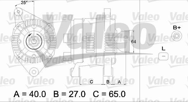 Valeo 437168 - Ģenerators ps1.lv