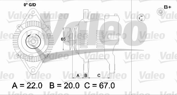 Valeo 437163 - Ģenerators ps1.lv