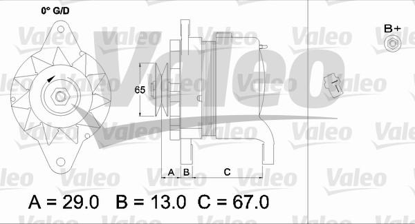 Valeo 437162 - Ģenerators ps1.lv