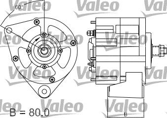 Valeo 437167 - Ģenerators ps1.lv