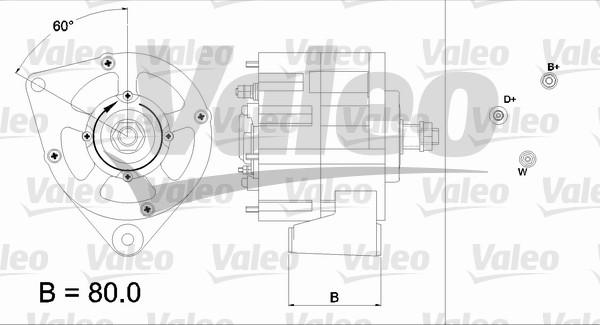 Valeo 437167 - Ģenerators ps1.lv