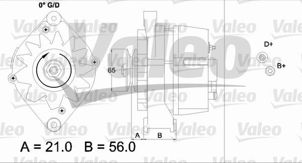 Valeo 437110 - Ģenerators ps1.lv