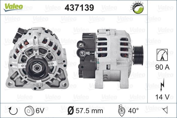 Valeo 437139 - Ģenerators ps1.lv