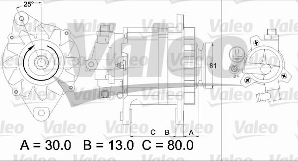 Valeo 437135 - Ģenerators ps1.lv