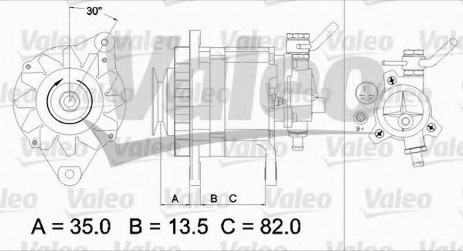 Valeo 437 130 - Ģenerators ps1.lv