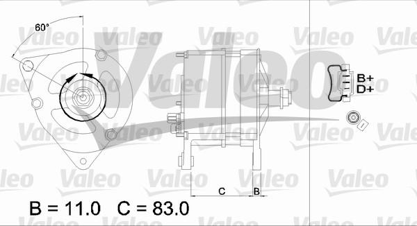 Valeo 437124 - Ģenerators ps1.lv