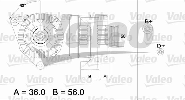 Valeo 437126 - Ģenerators ps1.lv