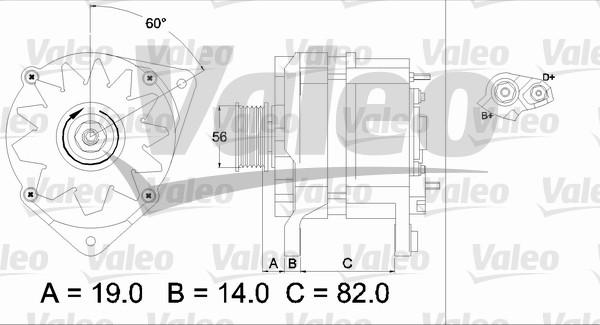 Valeo 437123 - Ģenerators ps1.lv