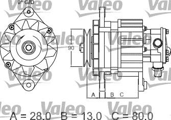 Valeo 437122 - Ģenerators ps1.lv