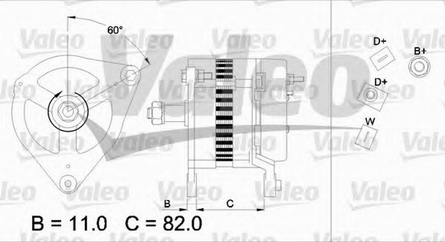 Valeo 437127 - Ģenerators ps1.lv