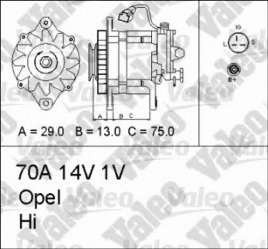 Valeo 437179 - Ģenerators ps1.lv