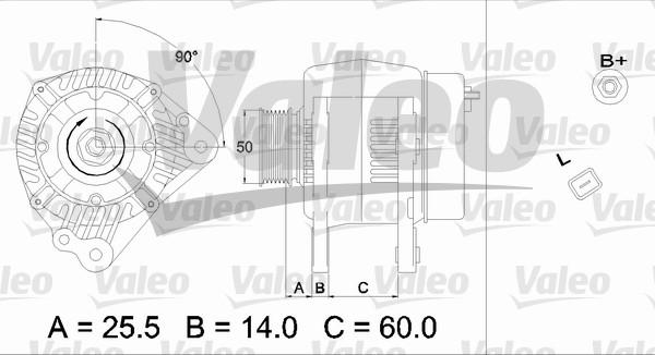 Valeo 437170 - Ģenerators ps1.lv