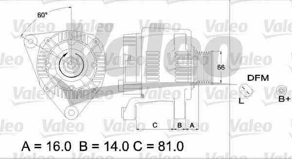 Valeo 437178 - Ģenerators ps1.lv