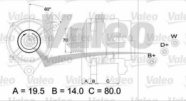 Valeo 437391 - Ģenerators ps1.lv