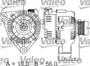 Valeo 437345 - Ģenerators ps1.lv