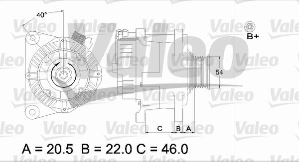 Valeo 437357 - Ģenerators ps1.lv