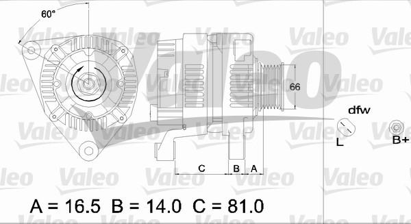 Valeo 437365 - Ģenerators ps1.lv