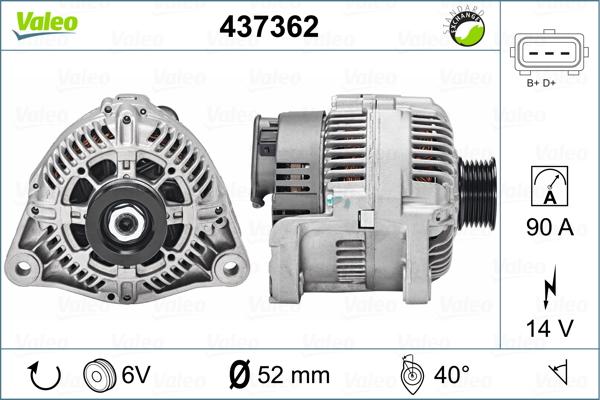 Valeo 437362 - Ģenerators ps1.lv