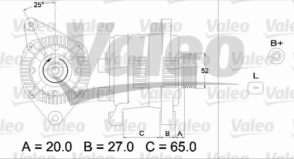 Valeo 437306 - Ģenerators ps1.lv