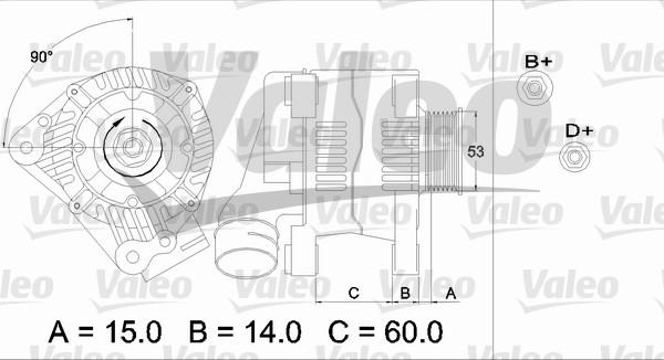 Valeo 437384 - Ģenerators ps1.lv