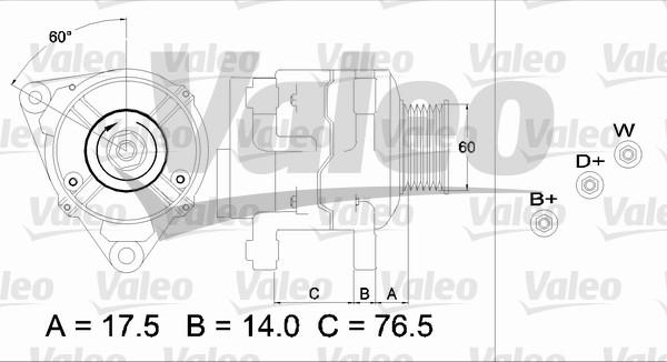 Valeo 437387 - Ģenerators ps1.lv