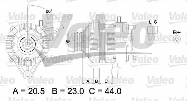 Valeo 437334 - Ģenerators ps1.lv