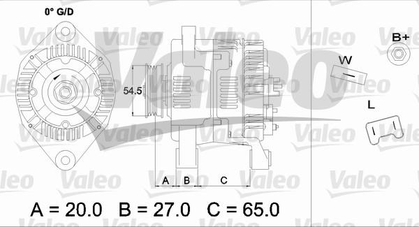 Valeo 437329 - Ģenerators ps1.lv