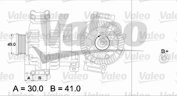 Valeo 437375 - Ģenerators ps1.lv