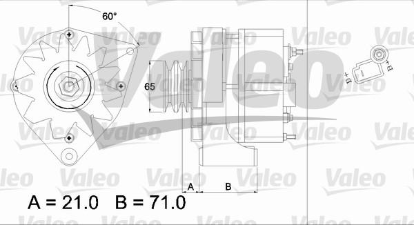 Valeo 437372 - Ģenerators ps1.lv