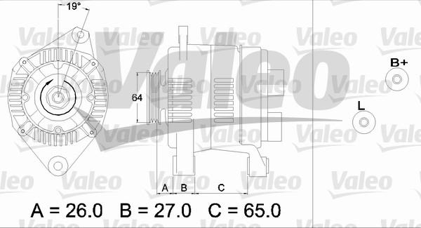 Valeo 437206 - Ģenerators ps1.lv