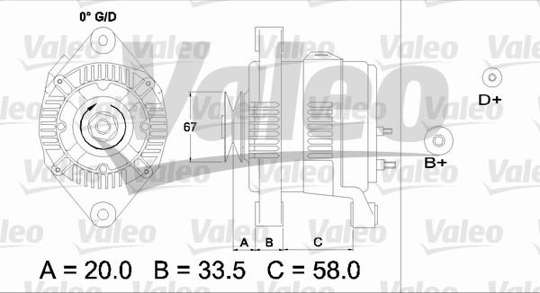 Valeo 437207 - Ģenerators ps1.lv