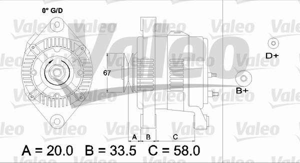 Valeo 437211 - Ģenerators ps1.lv