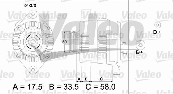 Valeo 437212 - Ģenerators ps1.lv