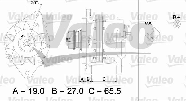 Valeo 437220 - Ģenerators ps1.lv