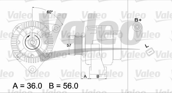 Valeo 437223 - Ģenerators ps1.lv