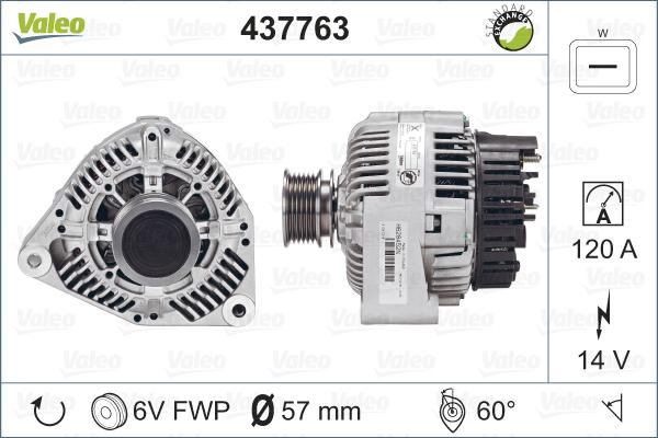 Valeo 437763 - Ģenerators ps1.lv