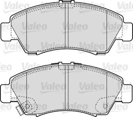 Valeo 598495 - Bremžu uzliku kompl., Disku bremzes ps1.lv