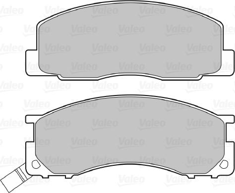 Valeo 598496 - Bremžu uzliku kompl., Disku bremzes ps1.lv