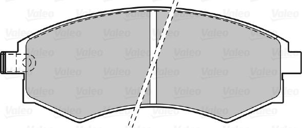 Valeo 598574 - Bremžu uzliku kompl., Disku bremzes ps1.lv