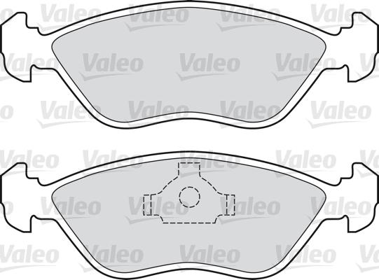 Valeo 598684 - Bremžu uzliku kompl., Disku bremzes ps1.lv