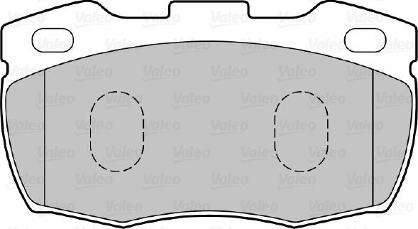 Valeo 598623 - Bremžu uzliku kompl., Disku bremzes ps1.lv