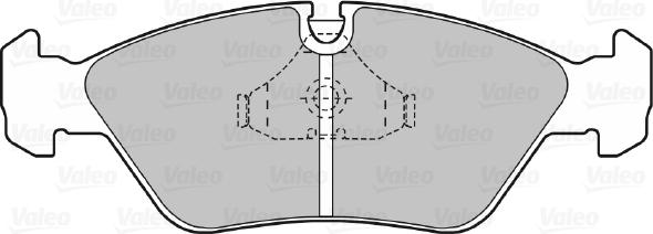 Valeo 598104 - Bremžu uzliku kompl., Disku bremzes ps1.lv