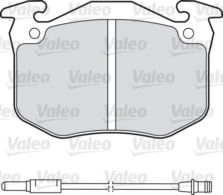 Valeo 598175 - Bremžu uzliku kompl., Disku bremzes ps1.lv