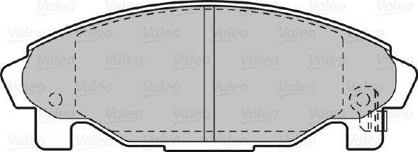 Valeo 598850 - Bremžu uzliku kompl., Disku bremzes ps1.lv