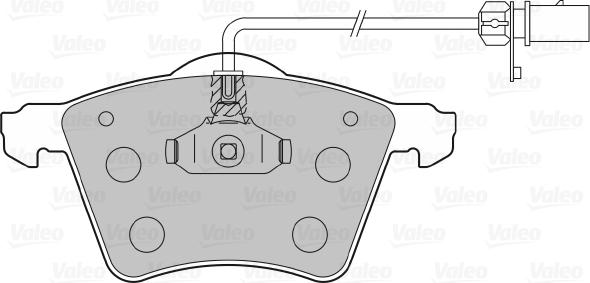 Valeo 598858 - Bremžu uzliku kompl., Disku bremzes ps1.lv